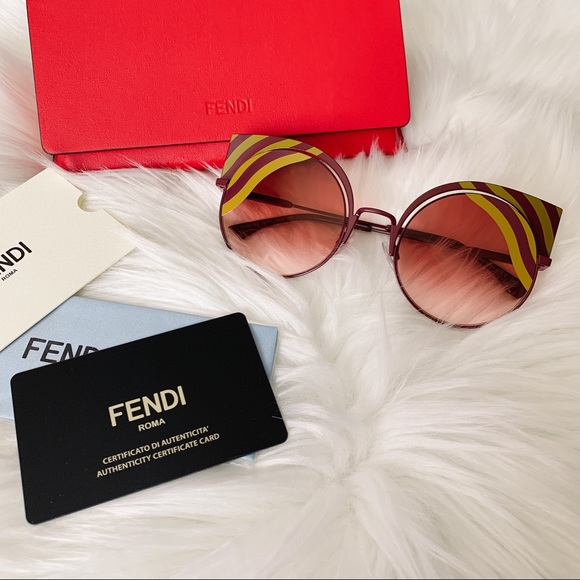 Fendi Accessories - Fendi Hypnoshine 53mm Cat Eye Sunglasses